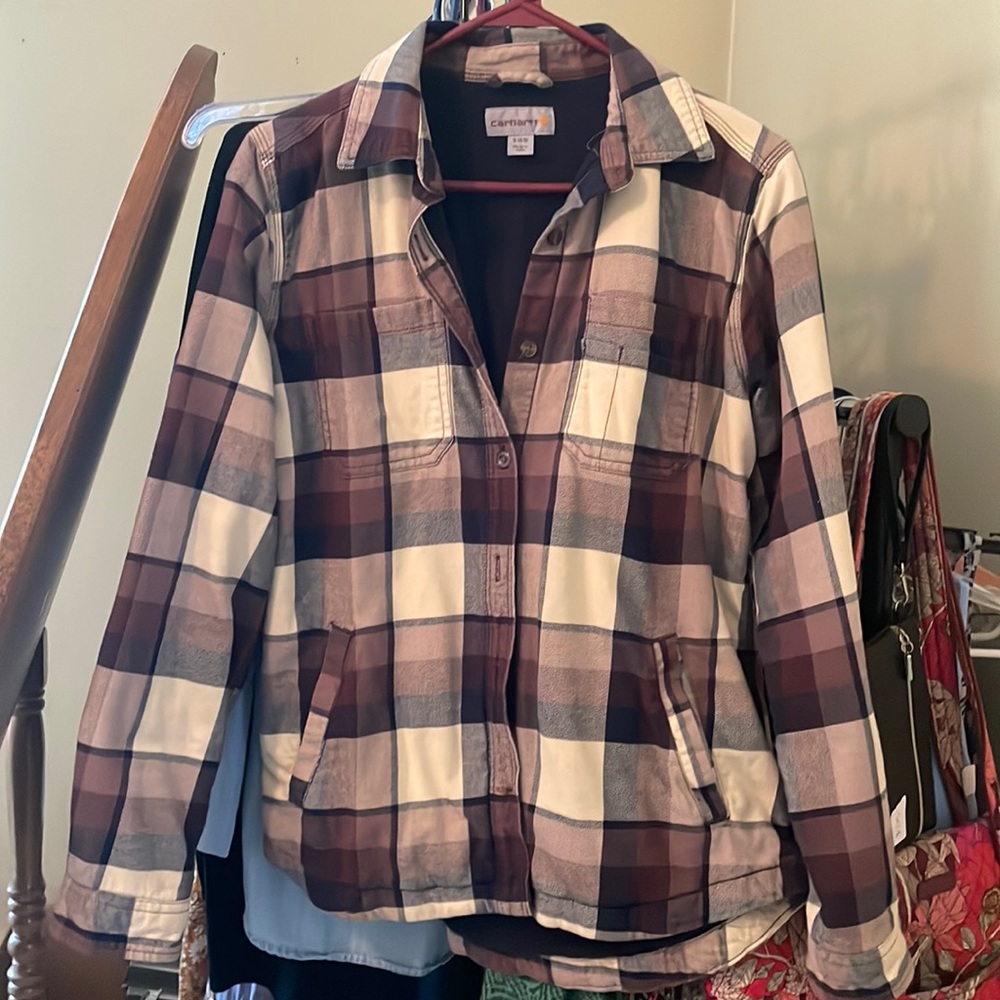 Carhartt fleece lined flannel